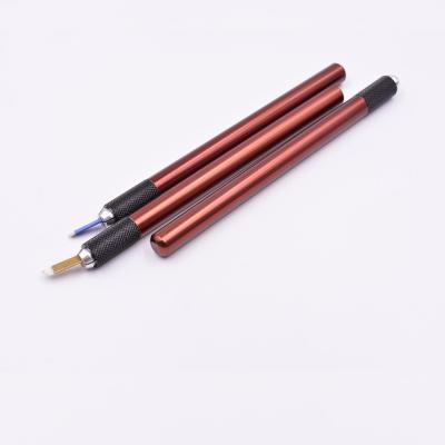 China Permanent No Electricity Microblade Eyebrow Micropigmentation Tattoo Machine Pen for sale