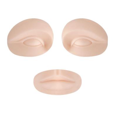 China Permanent Cosmetic Silicone 3D Makupe Practice Skin Fuzion Art Tattoo Eyebrow Practice Skin for sale