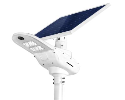 China 30w aluminum alloy motion sensor led solar street light all in one with cctv camera for sale