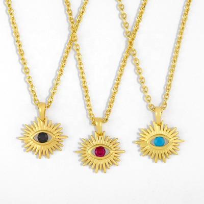 China TRENDY devil eye necklace for women for sale