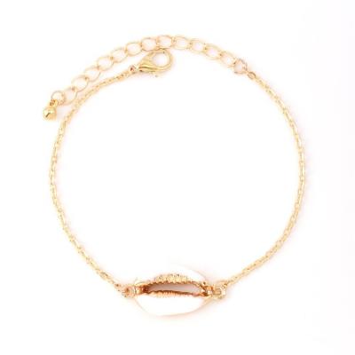 China Wholesale New Fashion Romantic Style Gold Color Shell Bracelet In Trendy Chain Bracelets For Women for sale