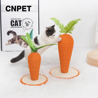 China Carrot Scratch Form Protect Pet's Cat Ultimate Sisal Scratching Post Paws for Standing Cats for sale