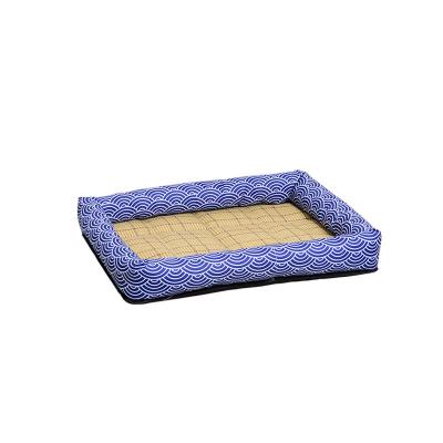 China Summer Best-Selling Cooling Pet Bed Cool Rattan Mat Pet Dog Bed Premium Cotton Brand New for sale