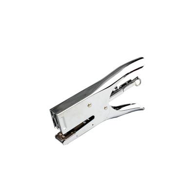 China Metal Office Silver 25 Sheets Pliers Handheld Metal Stapler for sale