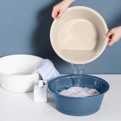 China Nafenai Viable Best Selling Round Plastic Washbasin Plastic Bathroom Kitchen Household Basin Sink for sale