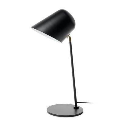 China Decoration New Arrival China Led Lamp Matt Black Painting Metal Shade E14 Table Lamp Led Lamp Nordic Office Bedroom for sale