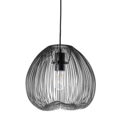 China Pendant Lighting Metal Creativity Modern Chinese Cable Black Supplier Simple And Modern Lamp for sale