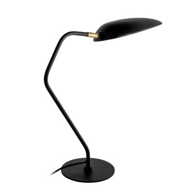 China Decoration High Quality Made In China Table Lamp Black Paint Shade Reading Desk Lamp Smart Indoor Decor for sale