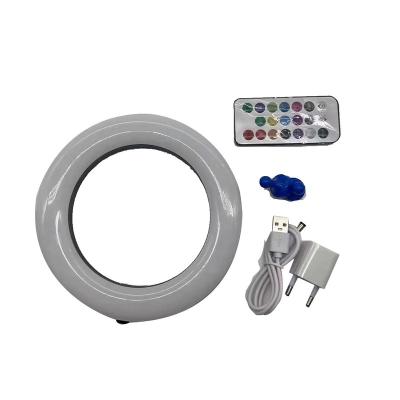 China Hookah High Quality Aluminum Alloy LED Light Strip 8 Inch RGB LED Soft Ring Light for sale