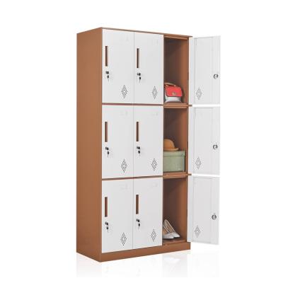 China Steel locker/home wardrobe/office/desktop 2 grade gym sale best small hot clothing door for sale