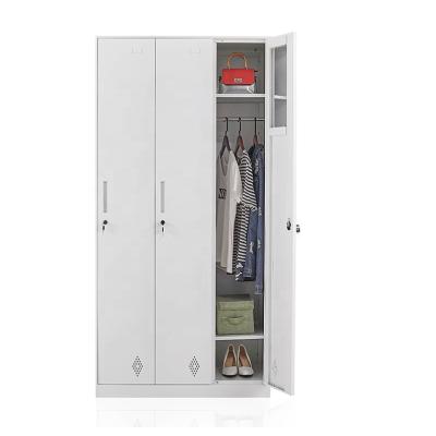 China Home/Office/Gym Guaranteed Quality 3 Door Storage Cabinet Lock Steel Personal Locker for sale