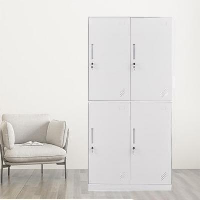 China Home/Office/4 Single Door Standard Size Gym Clothes Compact Wardrobe Locker For Gym Room for sale