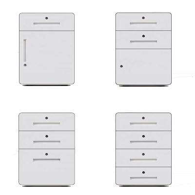 China Low Price New Style Adjustable 1-4 Drawer White File Cabinet High Quality (Height) Low Price for sale