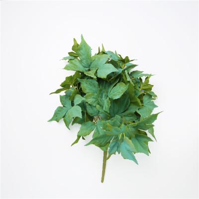 China Customized Decorative Color Green Artificial Leaves Ivy Leaves China Wholesale Price for sale