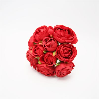 China New Product New Design Artificial Flower Group Hot Selling Artificial Camellia Flower Decorative New Product for sale