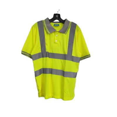 China Polyester Timtex hi Vis Polo Shirts Reflective Labor Uniforms for outdoor operation reflective tee for sale