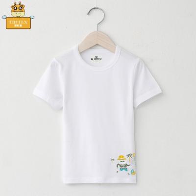 China Timtex OEM QUICK DRY Custom Made Single Round Neck Printing Sport Short Sleeve Cotton T-Shirt For Men for sale