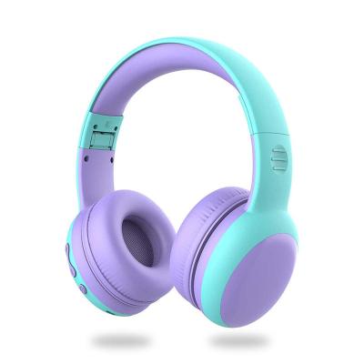 China Hot Fashion 2023 Kids Headset 35mm Lightweight Stereo Earphone Support Viable Remote Voice Learning Cute Children's Headsets for sale