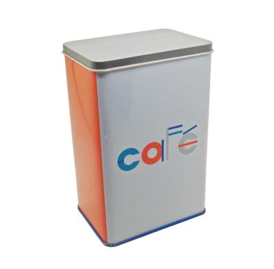 China Coffee Tin Box Coffee Metal Packaging for sale