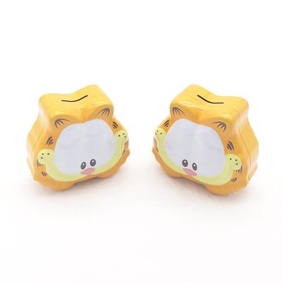 China Piggy Bank Simple Cute Cartoon Cat Coin Bank Metal Tin Piggy Coin Bank For Kids for sale