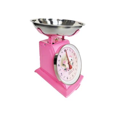 China With 10KG Scale Tray Balance Spring Mechanical Kitchen Scale With Dial Display for sale