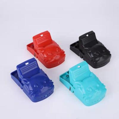 China Viable Colorful Plastic Mouse Trap Portable Small Mouse Trap Fast Action Strong Power Rat Trap for sale