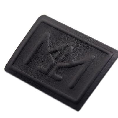 China Viable Luxury Leather Patches Customized Brand Logo Gold Jeans Patches Factory Supply for sale