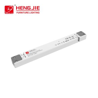 China HENGJIE Tape Constant Voltage Driver 60W 12V/24V Ultrathin Super silm Transformer 246*30*16mm for sale