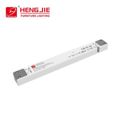 China Silm HENGJIE Super Ultrathin Constant Voltage Driver 75W 12V/24V 246*30*16mm Strip for sale