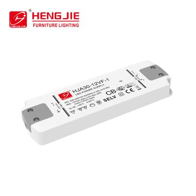 China 5 Years Warranty Super Thin Driver Constant Voltage HJA30-12VF-1/HJA30-24VF-1 for sale