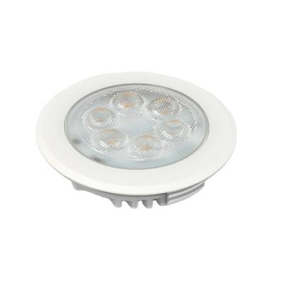 China Modern Hengjie Recessed Puck Light For Closet DC12V(D)60x(TH)12MM 2.8W Ultra Slim 6 LED 5630 175LM CRI80 Warm White IP20 for sale