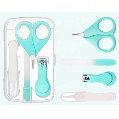 China Wholesale 4 Pcs Mini Kid Nail Care Pink Toddler Baby Kids Stainless Steel Pedicure Kit Baby Manicure Set for sale