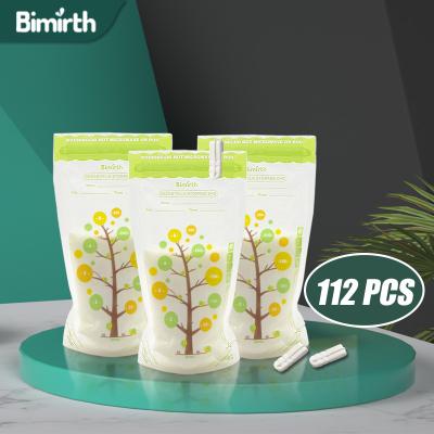 China Bimirth Bimirth Amazone lazada shopee lazada breast milk disposable medical gamma ray bag refrigerator BPA free storage milk bag for sale