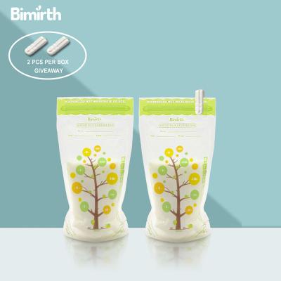 China 112 Pack Bimirth OEM BPA Free Breastmilk Bags Freezer Bpa Free Bimirth Accept Breastmilk Bag Freezer for sale