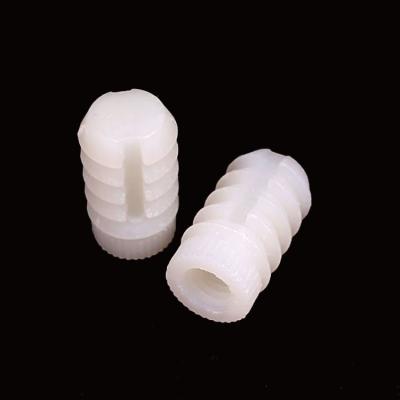 China Thread Insert Nut Expansion Head Furniture Fitting Traditional Nylon Plastic Internal External Internal Nylon Nut for sale