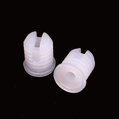 China Traditional Nylon Threaded Insert Furniture Nut For Wood And Hinge Nuts Screw Nut for sale