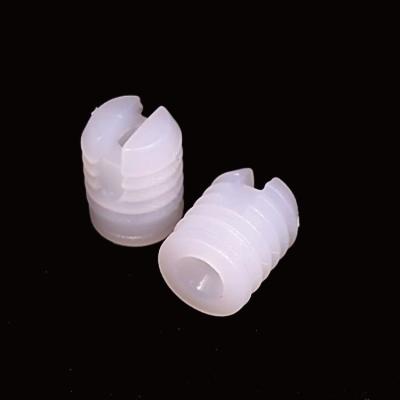 China Hot Sale Traditional Nylon Hinge Insert Nuts 8*11mm Screw Nut Around Plastic Furniture Fittings for sale