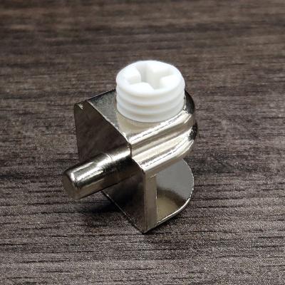 China Home Hardware Accessories Bathroom Metal Glass Clamp Frame 5mm Shelf Support Pins Glass Clip for sale