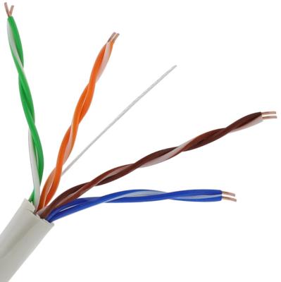 China cabo de dados Cat5e do ftp STP de 0.5mm-0.51mm UTP 24AWG, cabo de dados de Cat5e à venda