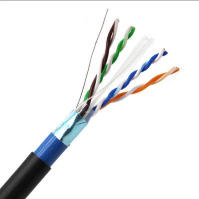 China Ftp-Doppelthülle reines Ethernet-Kabel Kupfer-Cat6 im Freien zu verkaufen