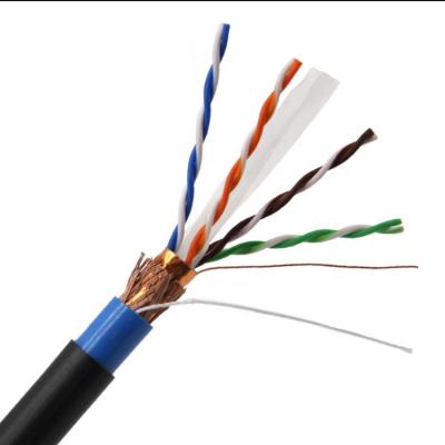 China o twisted pair SFTP Cat6 do PVC 4P de 305M protegeu o cabo ethernet, cabo do PVC de SFTP Cat6 à venda