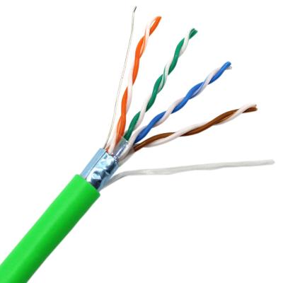 中国 4Pツイスト ペア ポリ塩化ビニールのHDPE Cat5e LANケーブル、24AWG Cat5eケーブルUTP FTP 販売のため