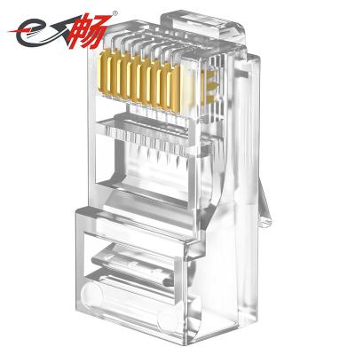 중국 RJ45 남자 UTP 8P8C Cat6 Cat5E 이더넷 케이블망 케이블 조립 판매용