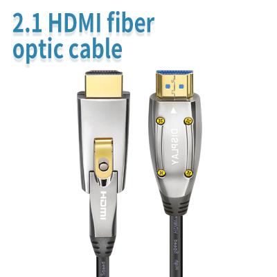 Cina L'oro ha placcato il cavo ad alta velocità della cassa HDCP HDR HDMI del metallo in vendita