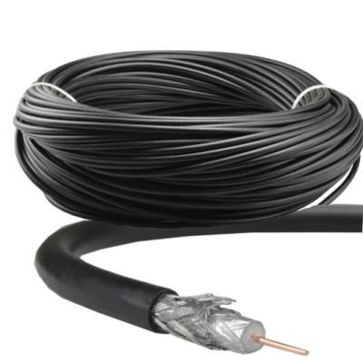 China Cabo coaxial aéreo da tevê de Digitas do satélite RG6 branco preto à venda