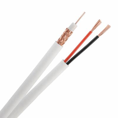 China De witte Cu-Kabel van TV van LeiderCoaxial voor Satelliet Te koop