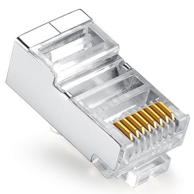 China des Kabel-RJ45 Stecker des Netz-8C Ethernet-Verbindungsstück ftp-Schild-Cat5e zu verkaufen