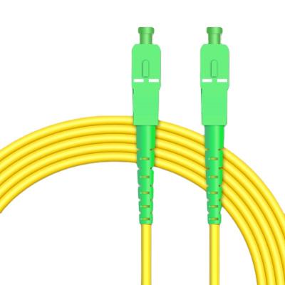 China SC/APC Faser-Optikverbindungskabel SC/APC zum Singlemode 3m Simplexbetrieb-LSZH zu verkaufen