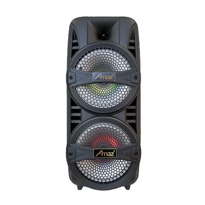 China Amaz ALA81 Wireless Dual 8 Inch BT Karaoke Party Mode OEM Factory Portable Speaker for sale