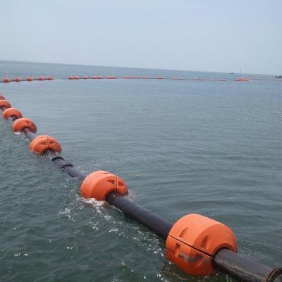 中国 Flexible sand discharge hdpe pipe DN500mm suction dredger hdpe pipe with flange 販売のため